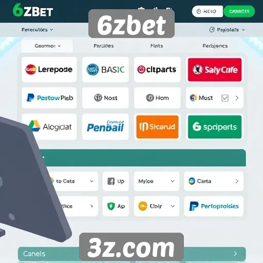 Opcões de pagamento disponíveis no site 6zbet